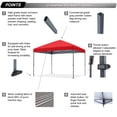 thumbnail image 5 of ABCCANOPY 12 Ft x 12 Ft Easy Pop up Outdoor Canopy Tent,Red, 5 of 8