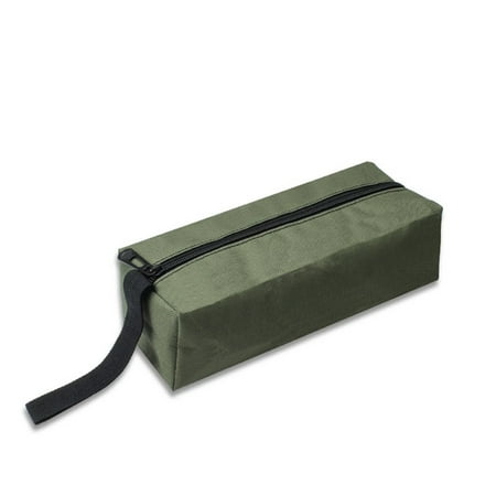 

Yesfashion Canvas Zipper Bag Multi-purpose Oxford Cloth Heavy Duty Tool Zipper Organizer Bag for Screwdrivers Pliers Nut