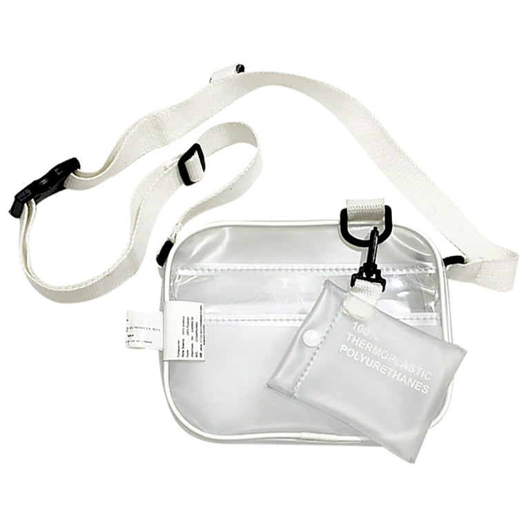 Women Girls Clear Crossbody Bag Small Transparent Shoulder Bag