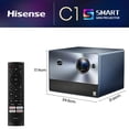 thumbnail image 3 of Proyector láser Hisense 300 pulgadas 4K Ultra HD Smart Laser C1, 3 of 4