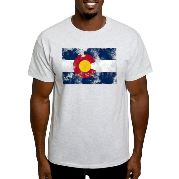 CafePress - Colorado Flag T Shirt - Men's Classic Graphic T-Shirt
