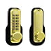 thumbnail image 3 of Lockey M-230-BB Mechanical Keyless Lock Janitor Function - Bright Brass, 3 of 10