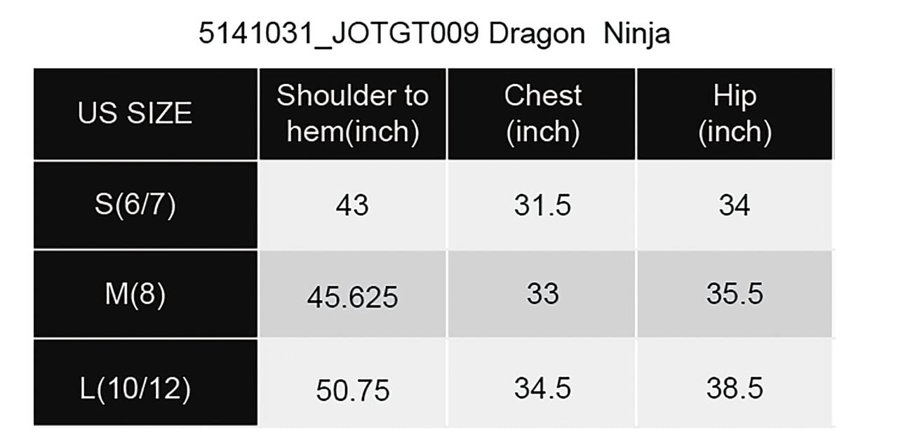 Light Up Dragon Ninja Costume for Children, Boys, Medium (8), by Way to Celebrate