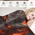 thumbnail image 3 of ARISTURING Fire Dragon Blanket, Dragon Gifts for Women Men Cozy Fuzzy Soft Throw Blanket for Couch Bed Sofa Travel Lightweight Plush Flannel Blankets and Throws Twin Size, 3 of 6