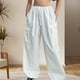thumbnail image 5 of Pantalones Tipo Cargo Y2K Pantalones cargo Cordón Mujer Pantalones Joggers de bolsillo Monos (Blanco S) Cgtredaw para Mujer Blanco T M, 5 of 5