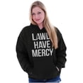 thumbnail image 3 of Lawd Have Mercy Funny South Country Unisex Plus Fleece Graphic Hoodie Brisco Brands 3X, 3 of 5