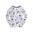 thumbnail image 4 of WIBACKER 2-8Y Kids and Toddler Boys Long Sleeve Pajamas 2 Piece Pjs Set 100% Cotton Sleepwear Astronaut Jammies, 4 of 7