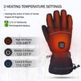 thumbnail image 4 of SkyGenius Electric Heated Gloves Touch Screen Winter Motorcycle Gloves for Men Women Rechargeable Battery Black, 4 of 8