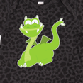 thumbnail image 4 of Inktastic Green Dragon Boys or Girls Baby Bodysuit, 4 of 5