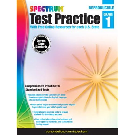 Pre-Owned Spectrum Spectrum Test Practice, Grade 1: Volume 61, (Paperback)