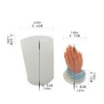 thumbnail image 2 of Hands Together Prayer Candle Epoxy Resin Mold Plaster Silicone Mold, 2 of 7