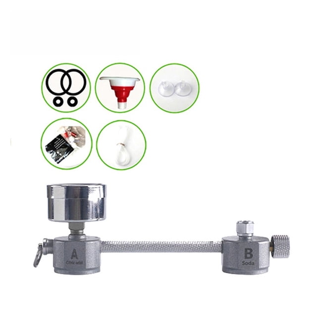 Système de Générateur de Réservoir de CO2 pour Aquarium Kit de Générateur de Réservoir de CO2 Régulateur de Solénoïde pour Accessoires d'Aquarium Plantés, Installation Facile