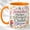 Orange, variant on Teacher Coffee Mug, Teacher Helps Every Child Bloom Cup, Floral Classroom Gift for Women, Appreciation Present, Ceramic 11 Oz Mug