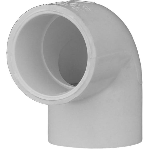 Charlotte Pipe 3/4 Inch Schedule 40 90 Degree Ell SxS - Pressure Bag Plumbing - 10 Pack