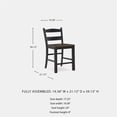 thumbnail image 6 of Signature Design by Ashley Bristel Brown & Black Barstool - Set of 2, 6 of 6