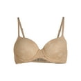 thumbnail image 3 of No Boundaries Women's All Over Lace Push Up Bra with Sugarcup, Sizes 34A-40DD, 3 of 4