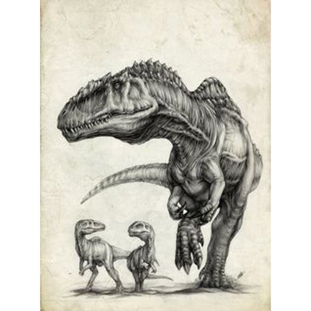 Taladro Pintura Diamante (DE2625) 5D DIY Completo Dinosaurio Punto de Cruz Bordado Kit (4) 30x40cm Hugtrwg Para estrenar