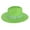 Lime, variant on Top Headwear Womens Panama Upturn Paper Braid Wide Brim Fedora Hat - Yellow