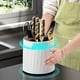thumbnail image 4 of Portacuchillos y soporte para utensilios giratorio de 360 grados | Organizador de cocina multifuncional con cubo para palillos | Almacenamiento de encimera que ahorra espacio, 4 of 6