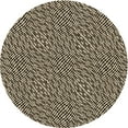 thumbnail image 1 of Ahgly Company Indoor Round Patterned Midnight Gray Area Rugs, 7' Round, 1 of 1