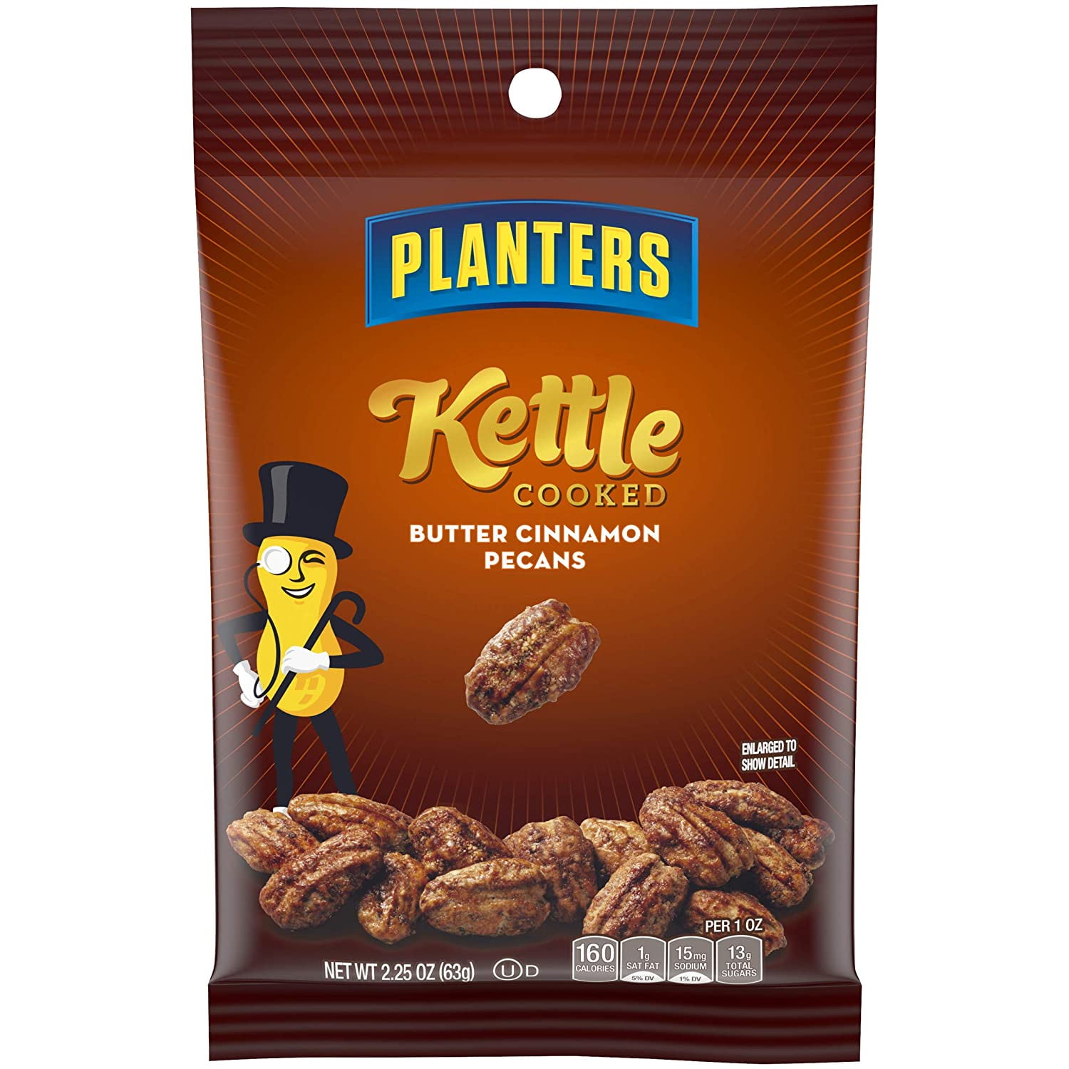 Planters Kettle Cooked Butter Cinnamon Pecans, 40.5 Ounce