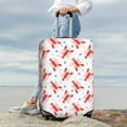 thumbnail image 7 of Susaid Lobsters And Sea Stars Print Elastic Washable Suitcase Cover with Hidden Zipper, Fits 18-32 Inch Luggage for Protection During Travel-X-Large, 7 of 7
