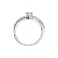 thumbnail image 2 of Diamond Engagement Ring in Sterling Silver (1/4 cttw) (I-Color, SI3-I1 Clarity) (Size-9.5), 2 of 3