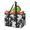 Multicolor 2, variant on Eucalyptus Leaf Reusable Grocery Bag, Large Foldable Grocery Totes Shopping Bag for Groceries, Spring Sage Green Shopping Bags with Handles for Kitchen Trunk Picnic