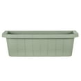 thumbnail image 5 of 24" Adjustable Railing Planter - Rattan Look - Green, 5 of 8