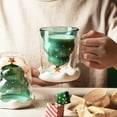 thumbnail image 4 of Bonita taza de café navideña, taza de té, taza de leche, vasos con aislamiento de doble pared, taza de espresso, regalo de Navidad para mujeres, hombres, niños, oficina y uso personal., 4 of 5