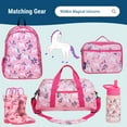 thumbnail image 4 of Wildkin Original Nap Mat with Pillow for Boys and Girls, Features Hook and Loop Fastener, Roll-Up Design, Soft Cotton Blend Materials (Magical Unicorns Pink), 4 of 9