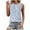 Sky Blue 2, variant on Charella Women's Tank Tops Dressy Casual Sleeveless Shirts Floral Printed Crew Neck Tunic Blouses Summer Tees (XL, Black 3)