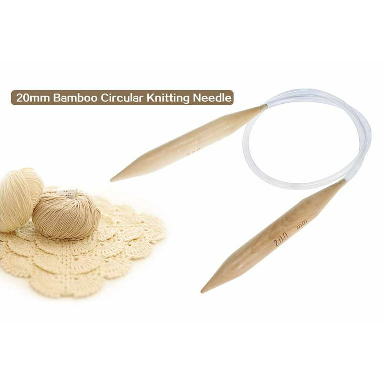 Wholesale CHGCRAFT 7 Size Bamboo Circular Knitting Needle Circular Knitting  Needles with Clear PVC Plastic Tube for Handmade Knitting DIY and Most  Weaven Yarn Projects 