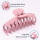 thumbnail image 4 of Pinzas para el cabello Pinzas grandes para el cabello Pinzas antideslizantes para cabello fino para mujeres y niñas, sujeción fuerte para cabello grueso, 4 colores disponibles 4 pulgadas (4 paquetes) Ormromra HMHZ102-2, 4 of 8
