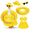 13, variant on Yellow Bikini Porch Goose Costume Set, suitable for porch and garden decoration.