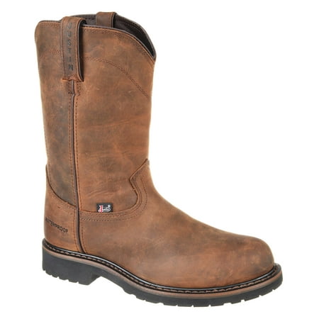 

Justin Original Workboots Wellington Boot 9 EE Tan Steel PR SE4961