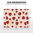 thumbnail image 2 of Fuzoiu Red Ladybug Print Absorbent, Reversible Microfiber Dish Drying Mat for Kitchen, Dish Drying Pad for Dishes, Utensils, Pots and Pans, Extra Large 18 Inch x 24 Inch, 2 of 7