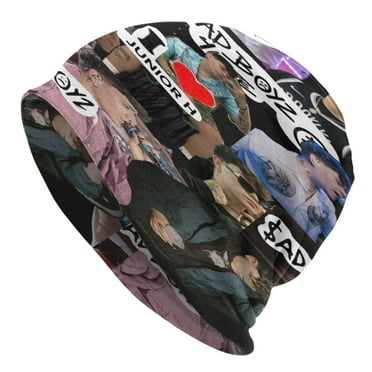 Junior H Slouchy Beanie Hats Stretch Chemo Headwear Caps Baggy Sleep Cap Running Hat
