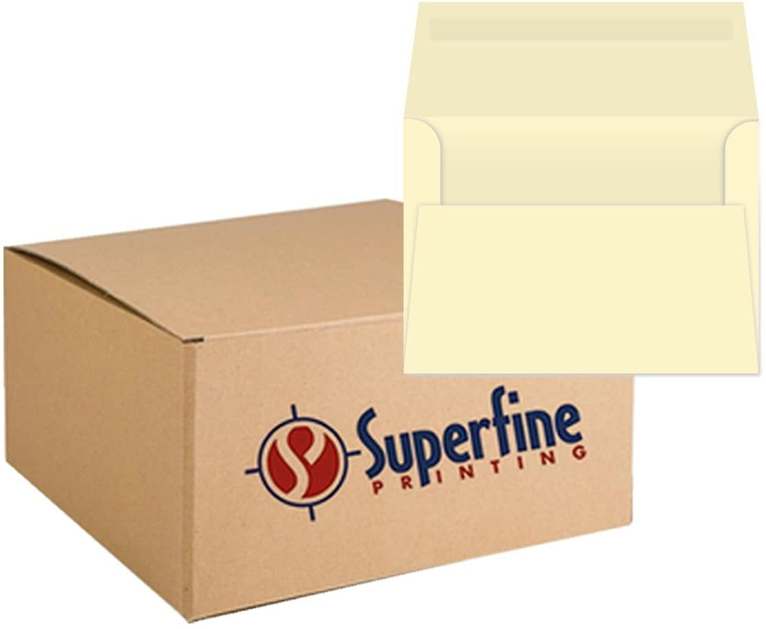 A2 Envelope Cream 28lb Square Flap 1000 Envelopes