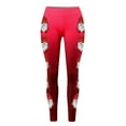 thumbnail image 5 of Zhanying Collants Motif de Noël Légers Amincissants Rehausse-Fesses Coupe Femmes Collants de Sorcière Rouges m, 5 of 5
