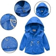 thumbnail image 5 of KYAIGUO 6Pack/Set Toddler Boys Girls Zip Rain Jacket Kids Hooded Coat Casual Lightweight Waterproof Windbreaker for 2-10Y （6 Sets Sold in a Package）, 5 of 5