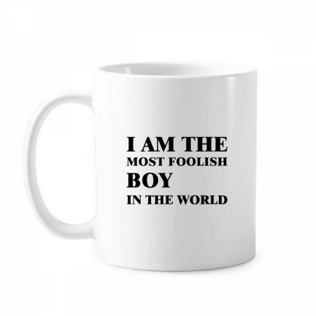 

I Am The Foolish Boy Mug Pottery Cerac Coffee Porcelain Cup Tableware