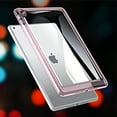 thumbnail image 2 of Hybrid Back Case for iPad 9th/8th/7th Generation,Slim&Light, - Ultra Slim Clear Transparent Rugged Back Cover with Shockproof Resistant Flexible Soft Transparent TPU Bumper,Pink, 2 of 7