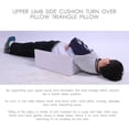 thumbnail image 3 of OUTAD Massage Back Lumbar Memory Foam Wedge Support Pillow For Sleeping Orthopedic Pillow Leg Elevation Improve Back Pain, 3 of 6