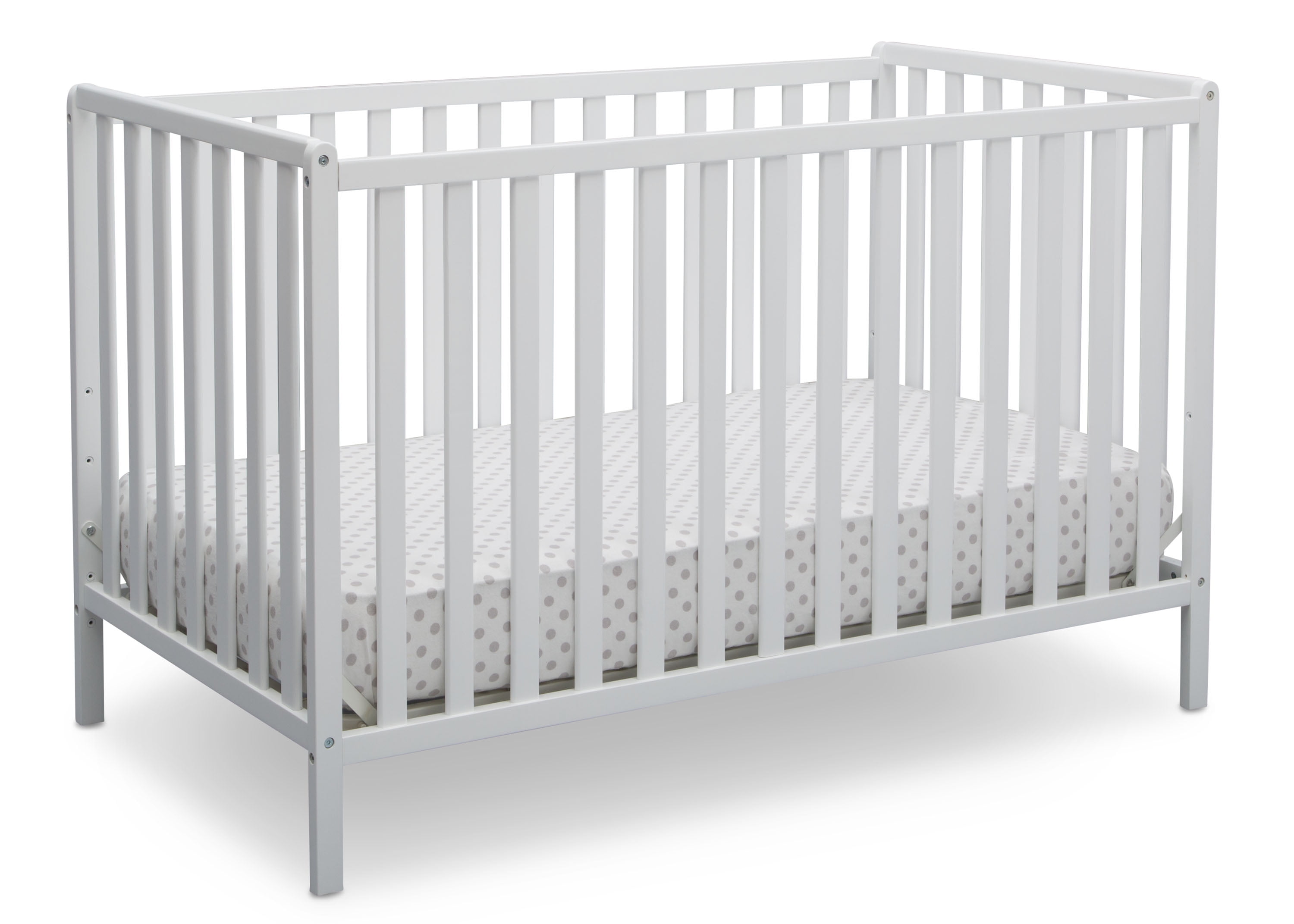 Dark Chocolate Delta Children Heartland 4-in-1 Convertible Crib