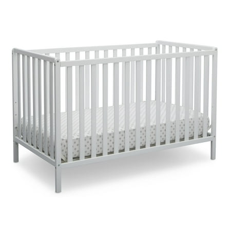 Delta Children Heartland 4 In 1 Convertible Crib Bianca White
