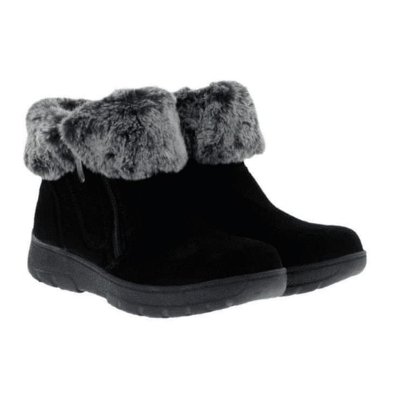 Khombu Jessica Boots Women's Suede Leather Memory Foam Size 9 in Black