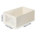 thumbnail image 3 of Fiudx Caja para Guardar Ropa, Diseño Plegable, Organizador Multicompartimento, Versátil para Dormitorio, Baño y Cocina, Tamaño Compacto, 40 X 27 X 14 Cm, Ideal para Apartamentos y Residencias Univers, 3 of 7