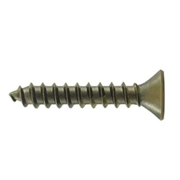 Deltana SCWS12125U5 1.25 in. Wood Screw No. 12- Antique Brass - Steel