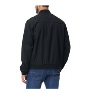 Taigaofy Mens Lightweight Outdoor Jacket Causal Fashion Stylish Windbreaker For Work Dress Golf Business Black L